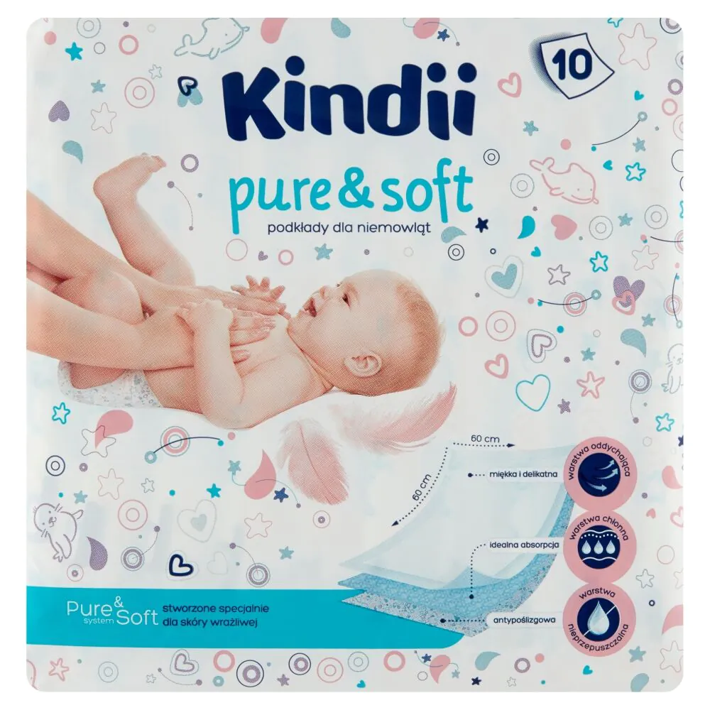 Cleanic Kindii Pure & Soft podkłady Jednorazowe