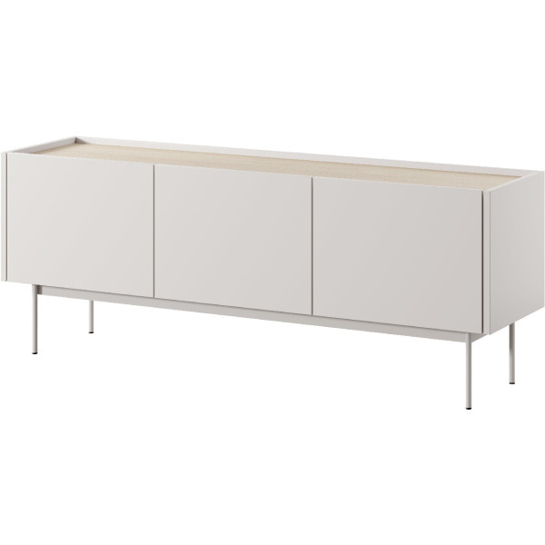 Szafka RTV ANVIL 01 kaszmir / dąb linea