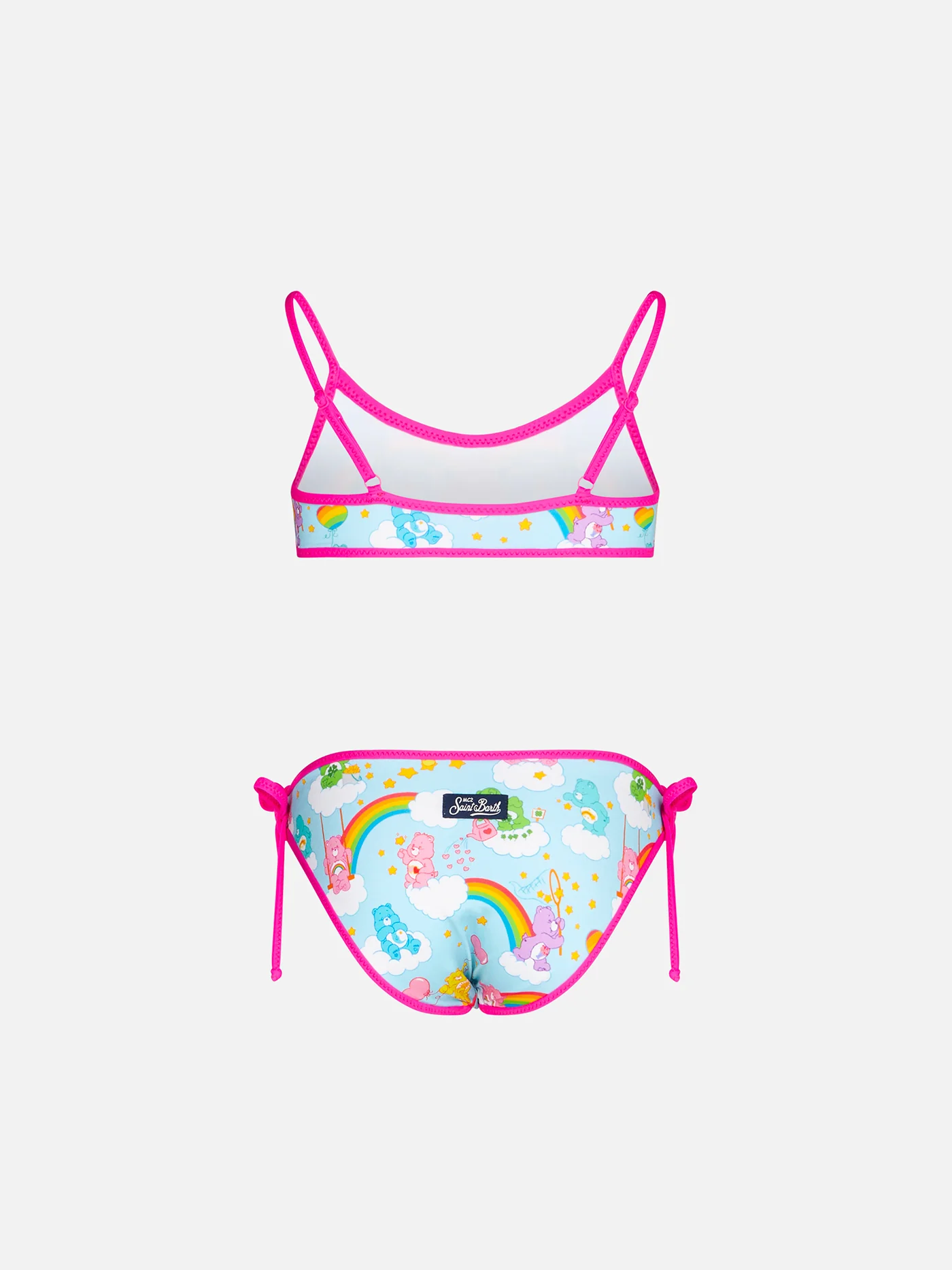 Bikini da bambina a bralette con orsetti e arcobaleni | CARE BEARS EDI