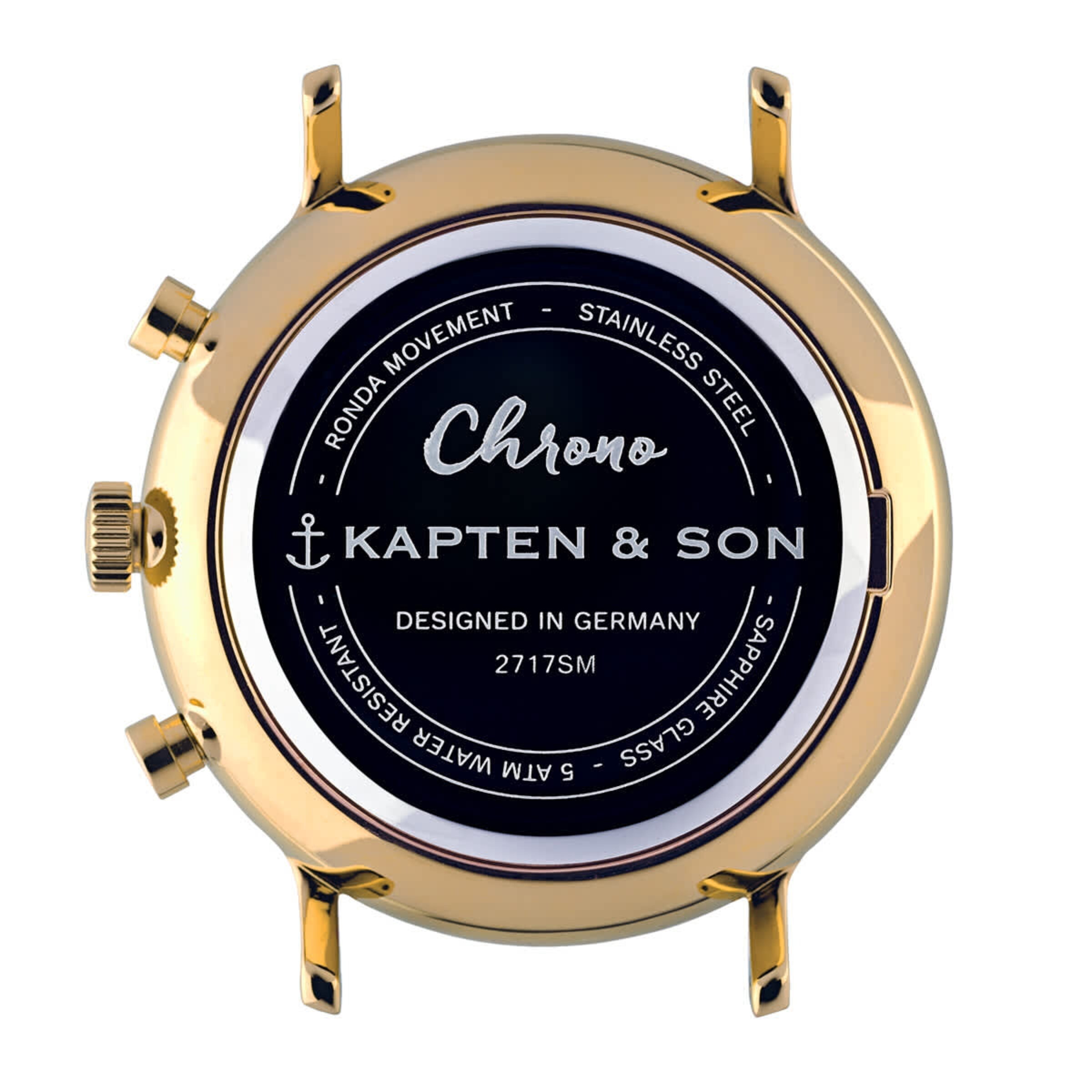 Chrono Small Acier Doré