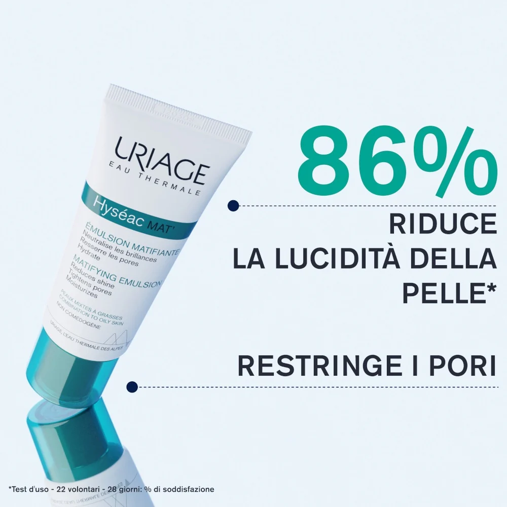 HYSÉAC Mat Trattamento Opacizzante - Gel viso antimperfezioni, Tratt.viso 24 ore antimperfezioni