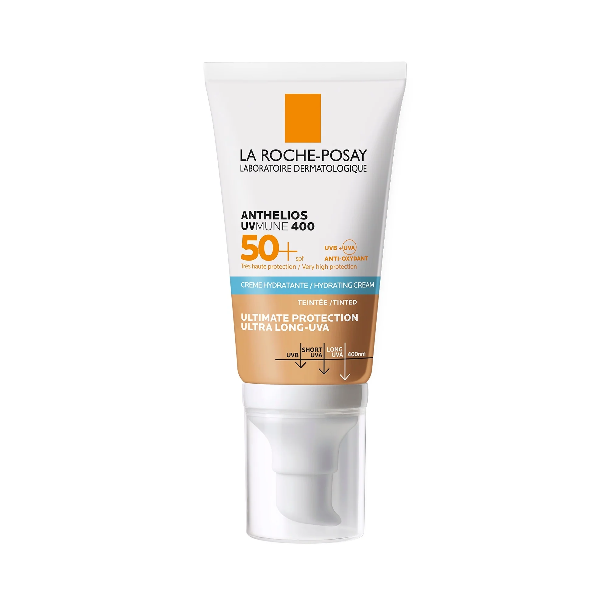 Anthelios UVMune 400 Crema Idratante colorata SPF50+ - Solare viso alta prot.