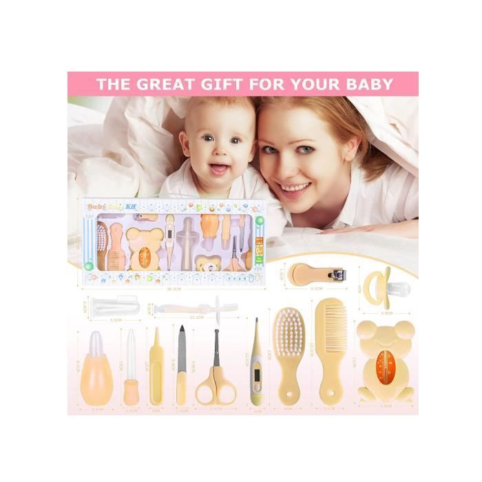 Baby Comfort Necessär Set, Multifunktionellt Nyföddvårdskit med Kompletta Hygieniska Tillbehör