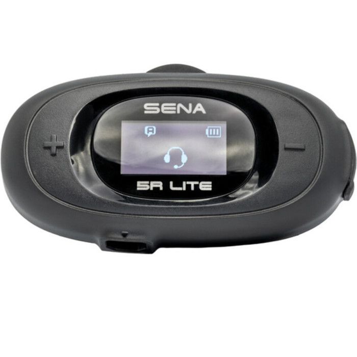 Intercomunicador Bluetooth para motocicleta - Sena - 5R Lite - Juego de 2 - Recargable por USB - Negro