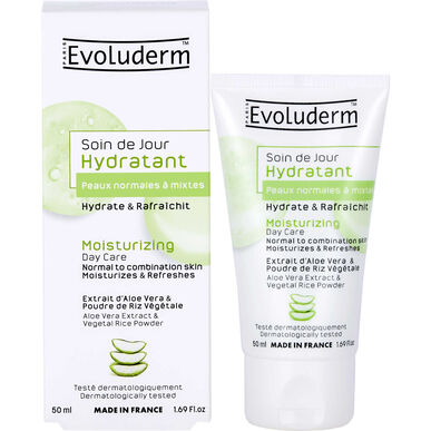 Evoluderm Soin de Jour Hydratant Creme -kasvovoide normaalille ja sekaiholle 50 ml 50 ml