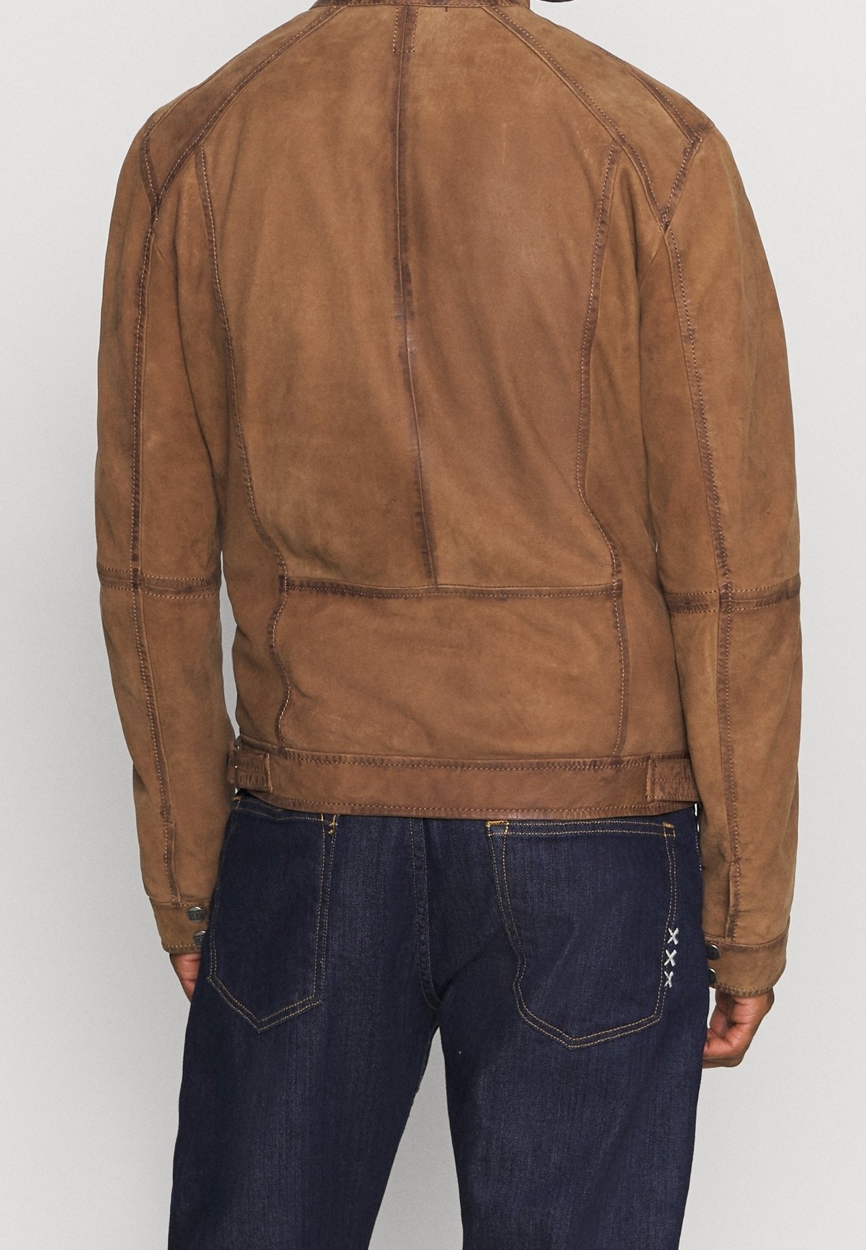 Oakwood leren jas - camel