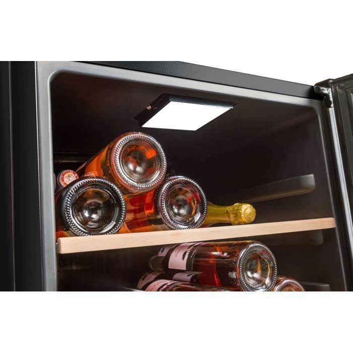 LS52BLACK – Wine cellar – La Sommelière – 52 bottles – 1 zone – 48.0 × 56.5 × 83.8 cm – Energy class F – 37 dB