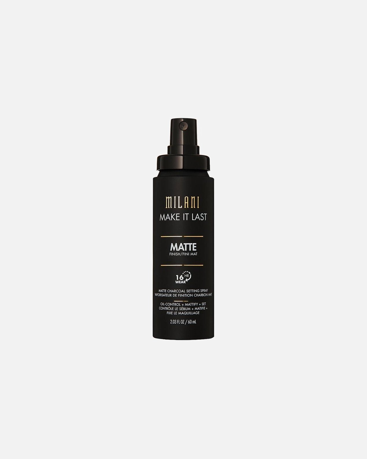 Milani Fiksirajući sprej Matt Antracit - 60 ml