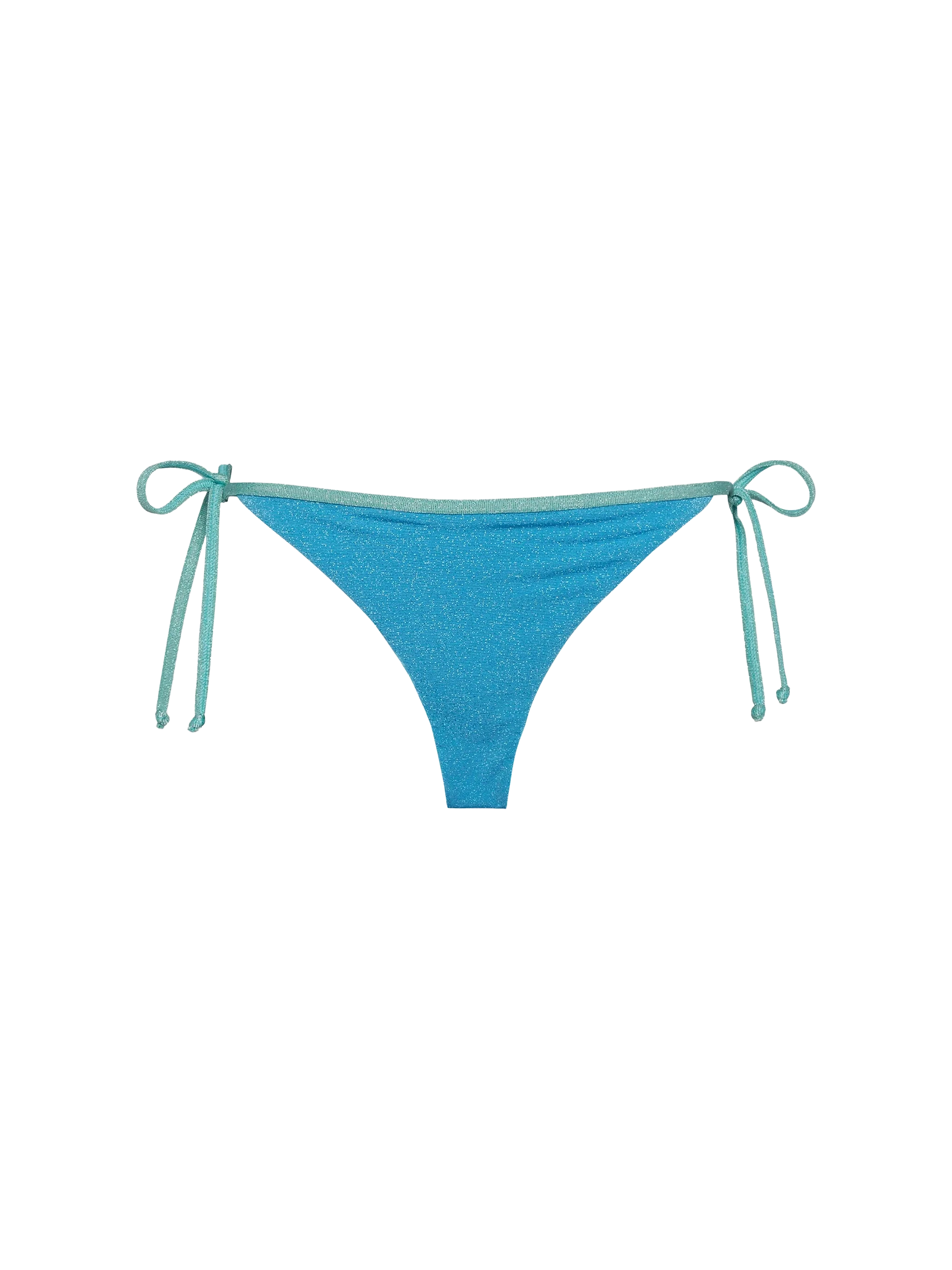 Culotte de bain taille haute en lurex pour femme Virgo