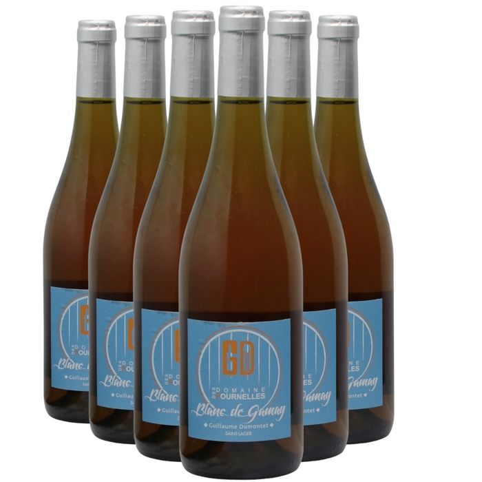 Domaine des Fournelles Comtés Rhodaniens Blanc de Gamay 2022 - Vino Blanco del Valle del Ródano (6x75cl)