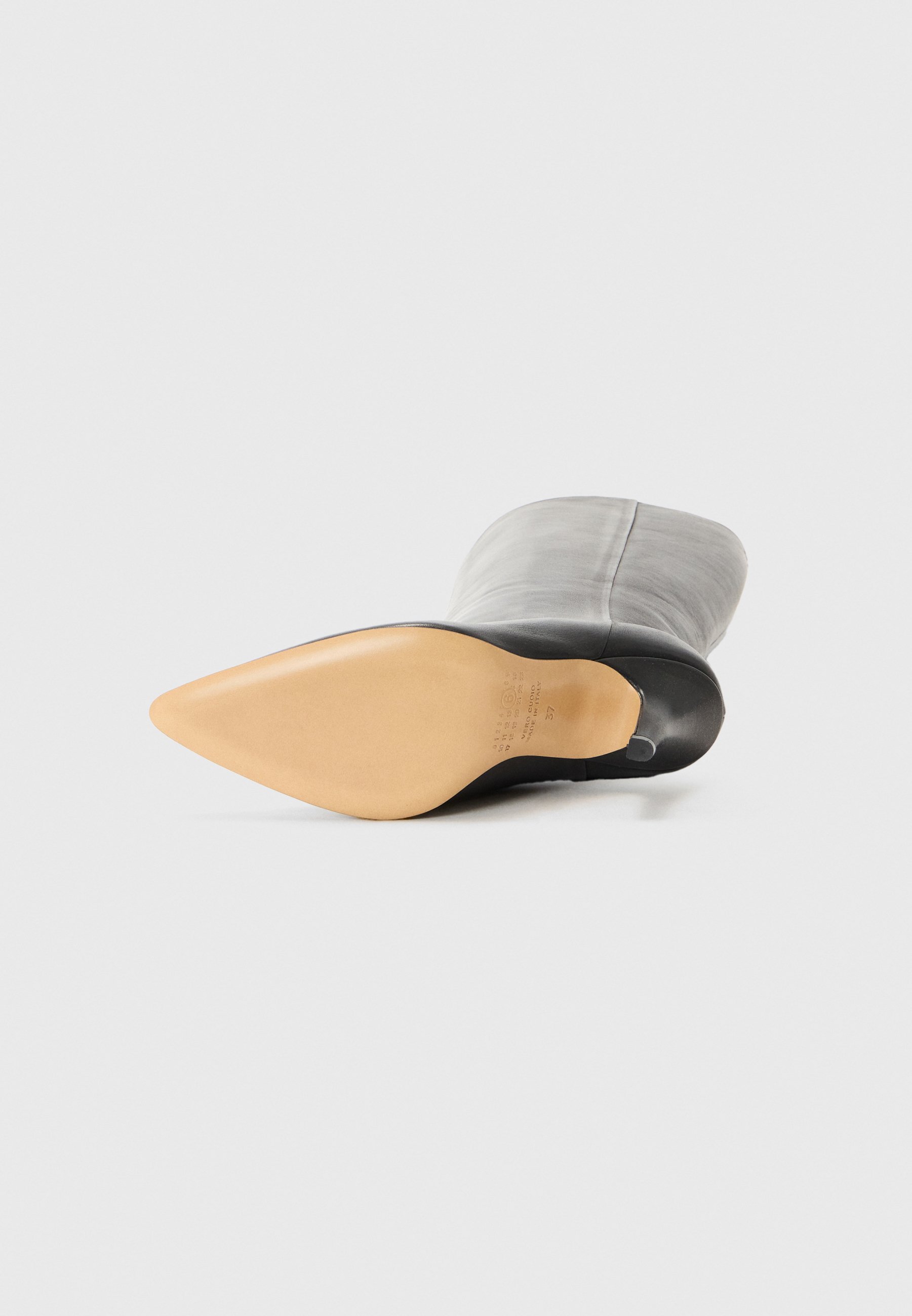 MM6 Maison Margiela laarzen met hoge hakken - zwart