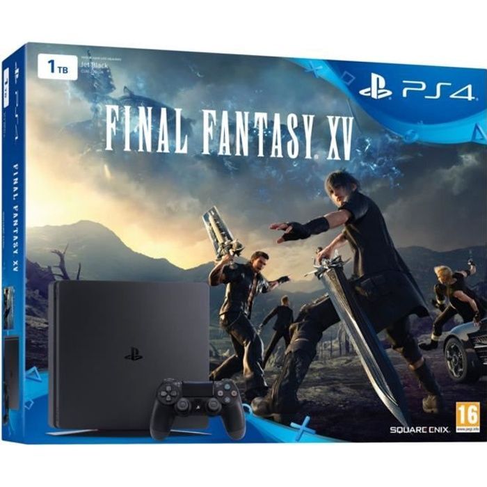 Nueva PS4 Slim de 1 TB negra + juego Final Fantasy XV