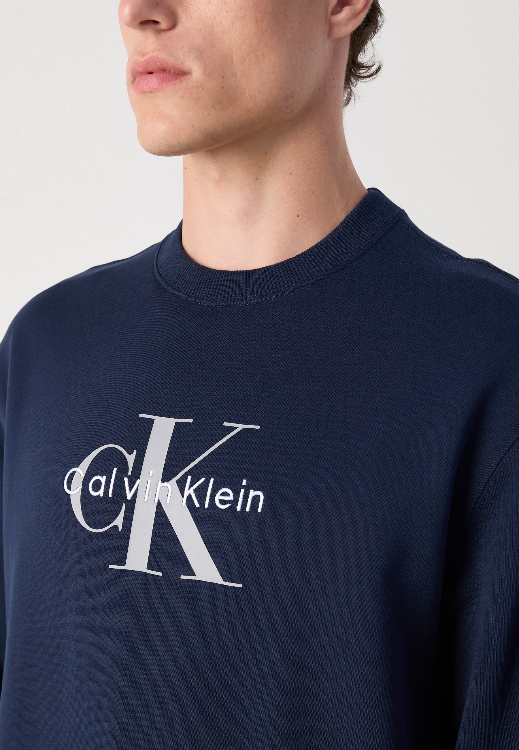 Calvin Klein Jeans MONOLOGO - Sweatshirt - Dunkelsaphir