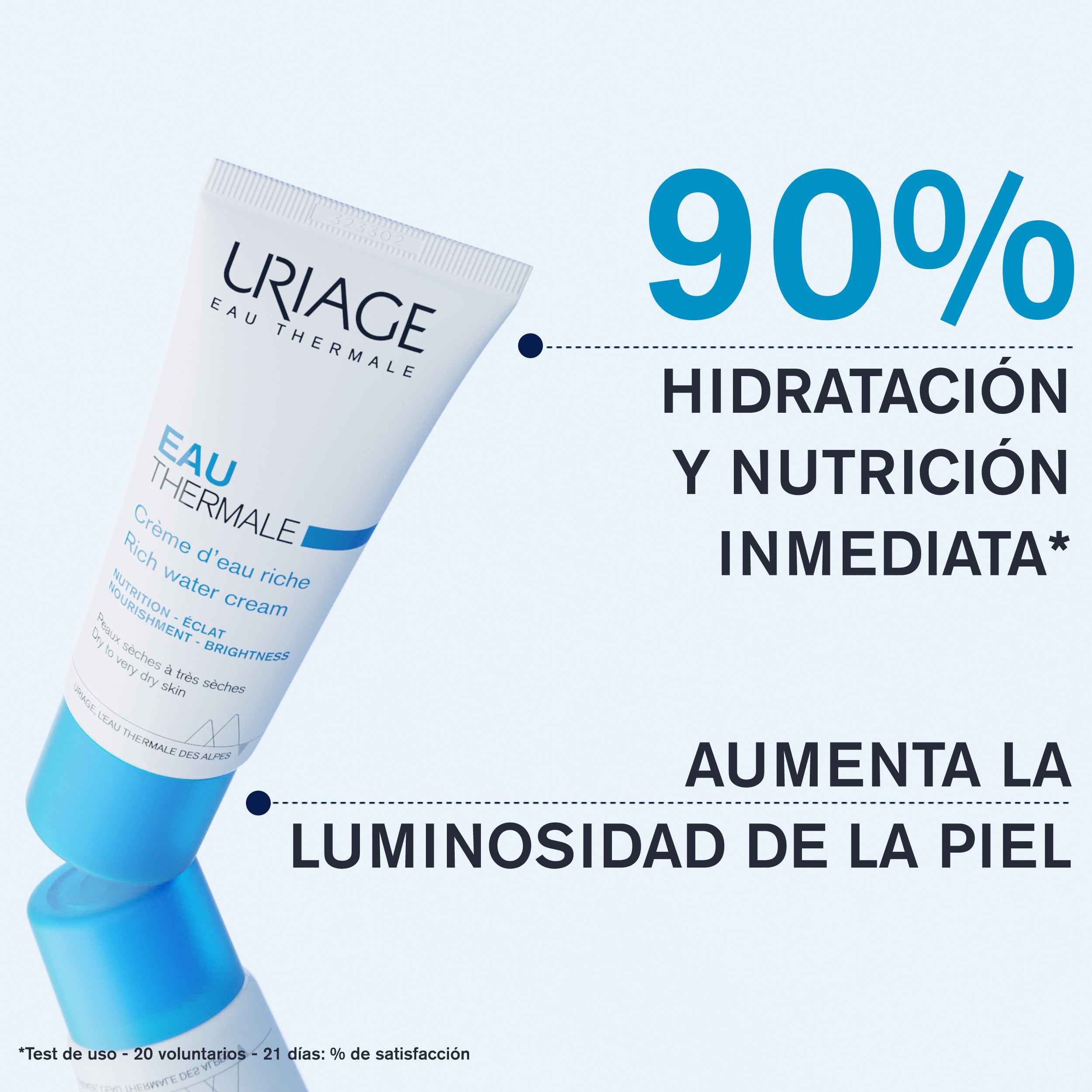 „Eau Thermale Rich Water Cream“ Veido drėkikliai iš vaistinės