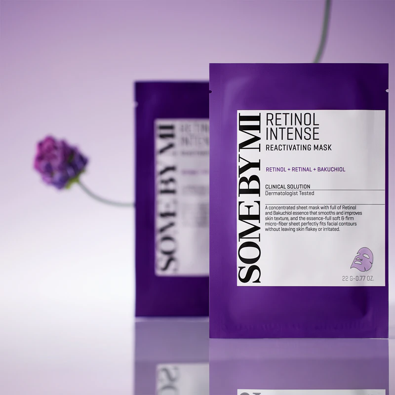 Máscara facial antirrugas Some By Mi Retinol Intense Reactivating Mask para pele madura