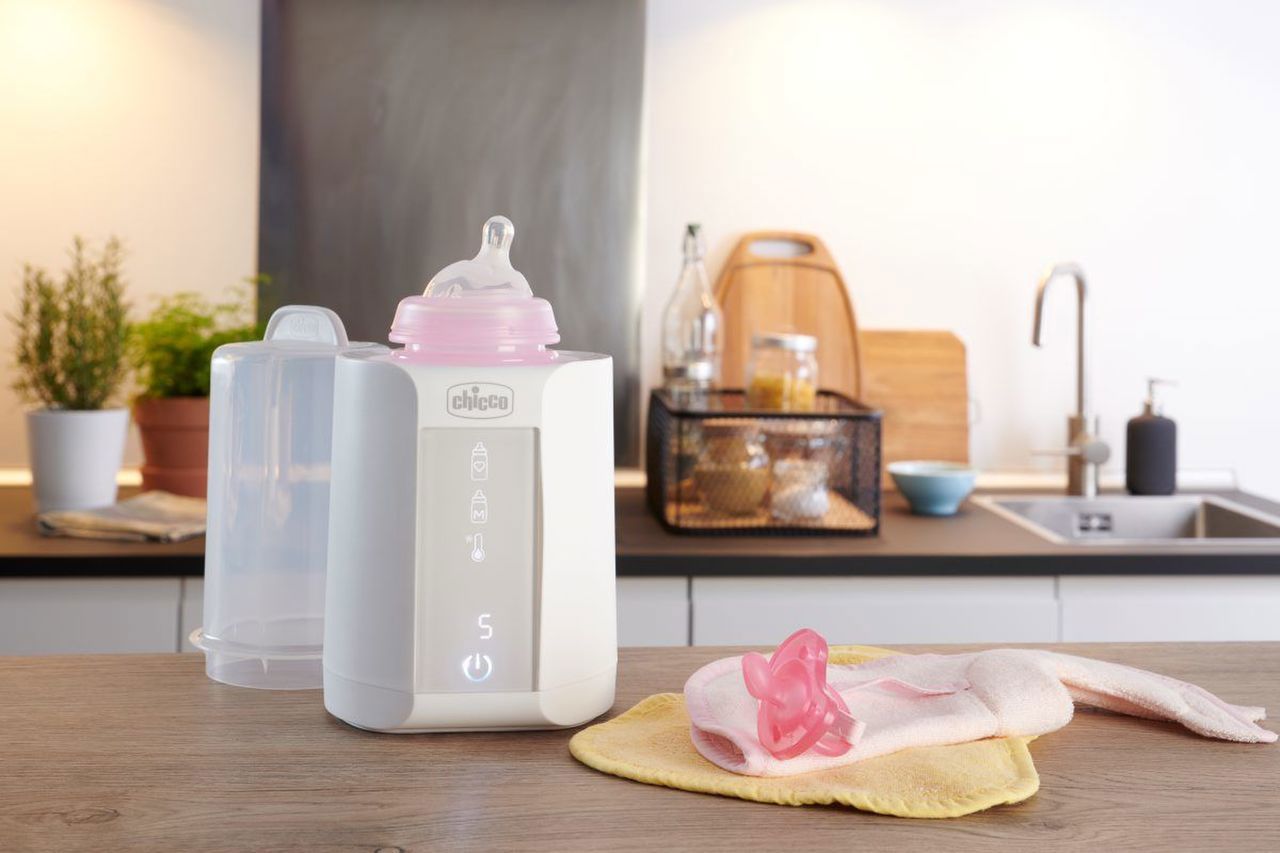 Flessenwarmer met sterilisator