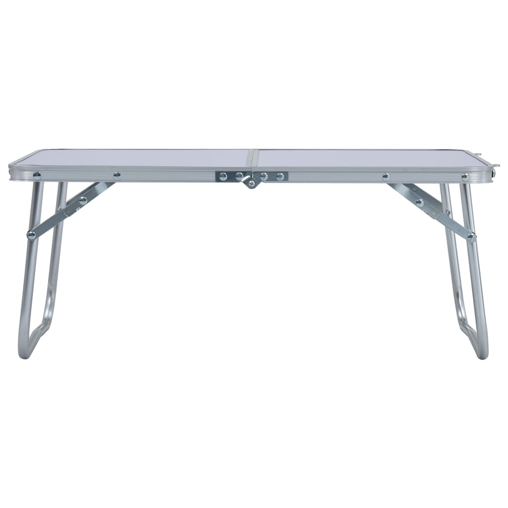  Mesa de camping dobrável em alumínio Vidaxl