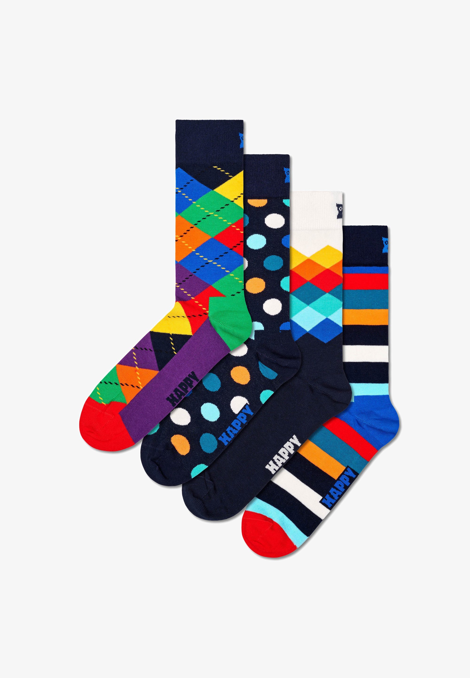 Happy Socks SOKKEN CADEAUSET UNISEX 4-PACK - Sokken - blauw