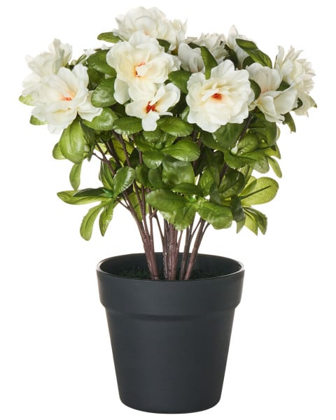 Sztuczna roślina 36 cm Biały