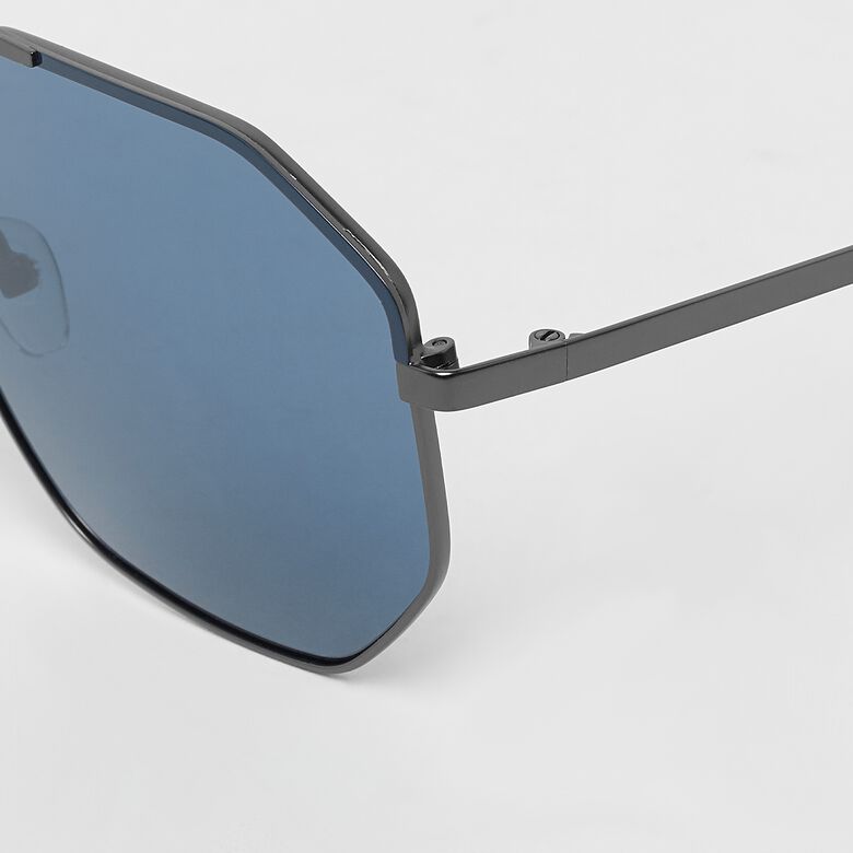 Gafas de sol Aviador redondas - dorado, negro