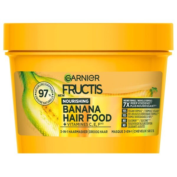 Garnier Fructis hranjiva maska za kosu s okusom banane 3 u 1<br>400ml