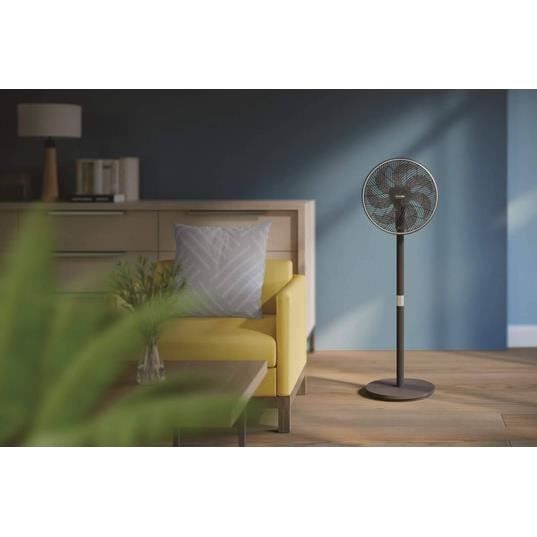 Ventilador de pedestal - PHILIPS - CX3550/01 - 2 en 1 (pedestal - mesa) - 3 velocidades - 2562 m³/h