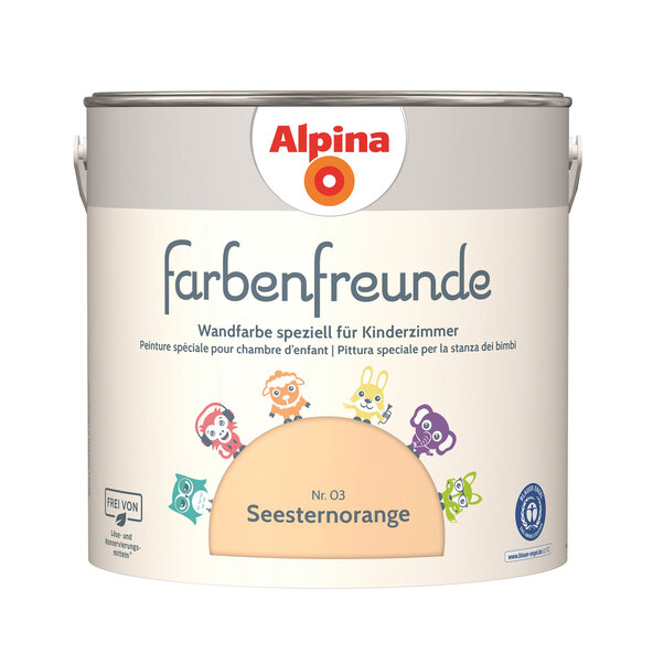 Farbenfreunde No. 3 Seesternorange, 2,5l