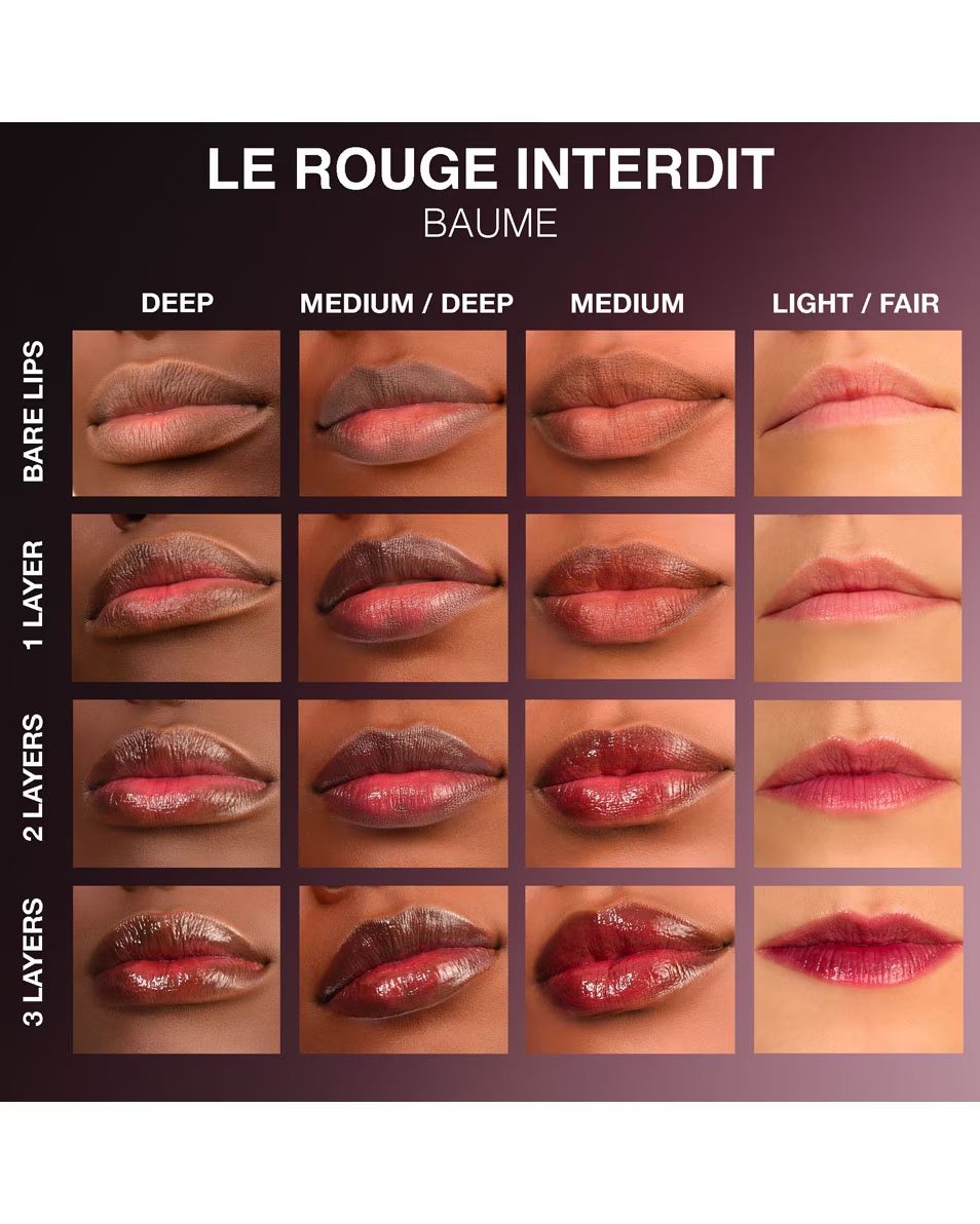 GIVENCHY COSMETICS LE ROUGE INTERDIT UNIVERSAL LŪPU BALZAMS