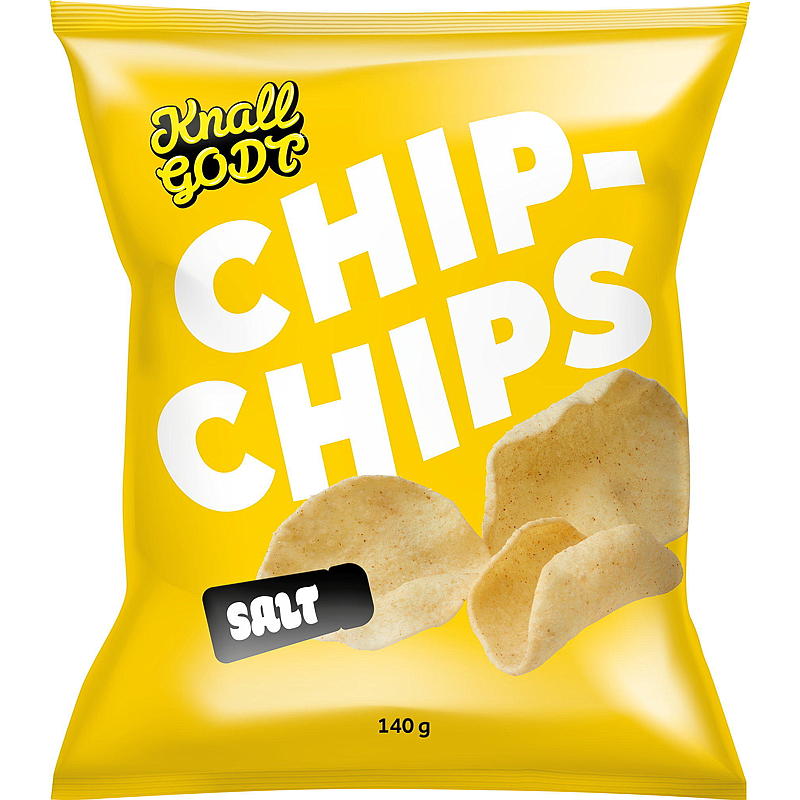 KnallGoodt Chip chips 140 g Suola Knallgoodt