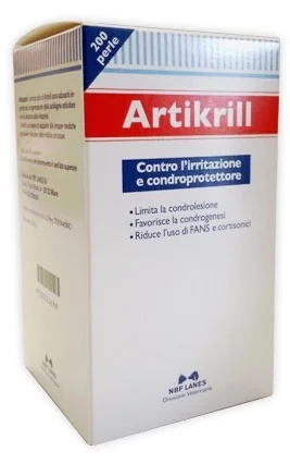 ARTIKRILL Nbf Lanes Artikrill suplemento alimenticio para perros 200 gránulos