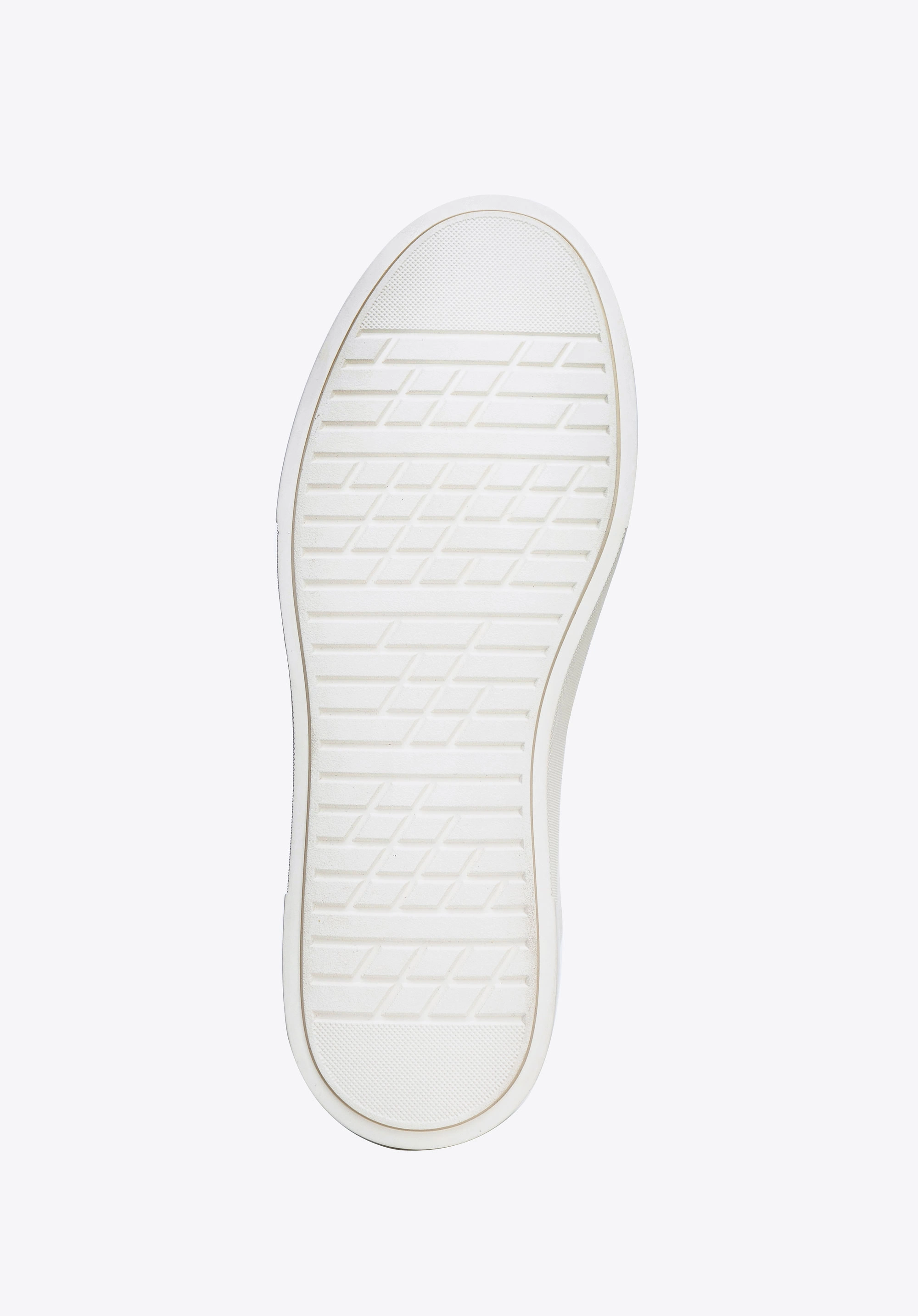 Męskie sneakersy ze skóry dwukolorowe biało - czarne