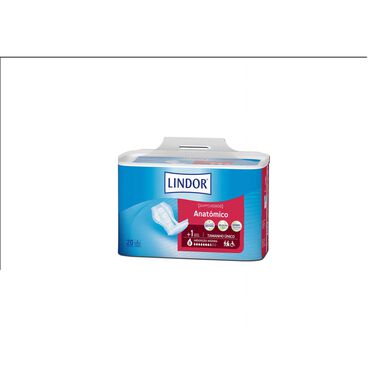 Lindor Pensos Higiénicos Anatómico Absorção Maxi      20 un 20 un
