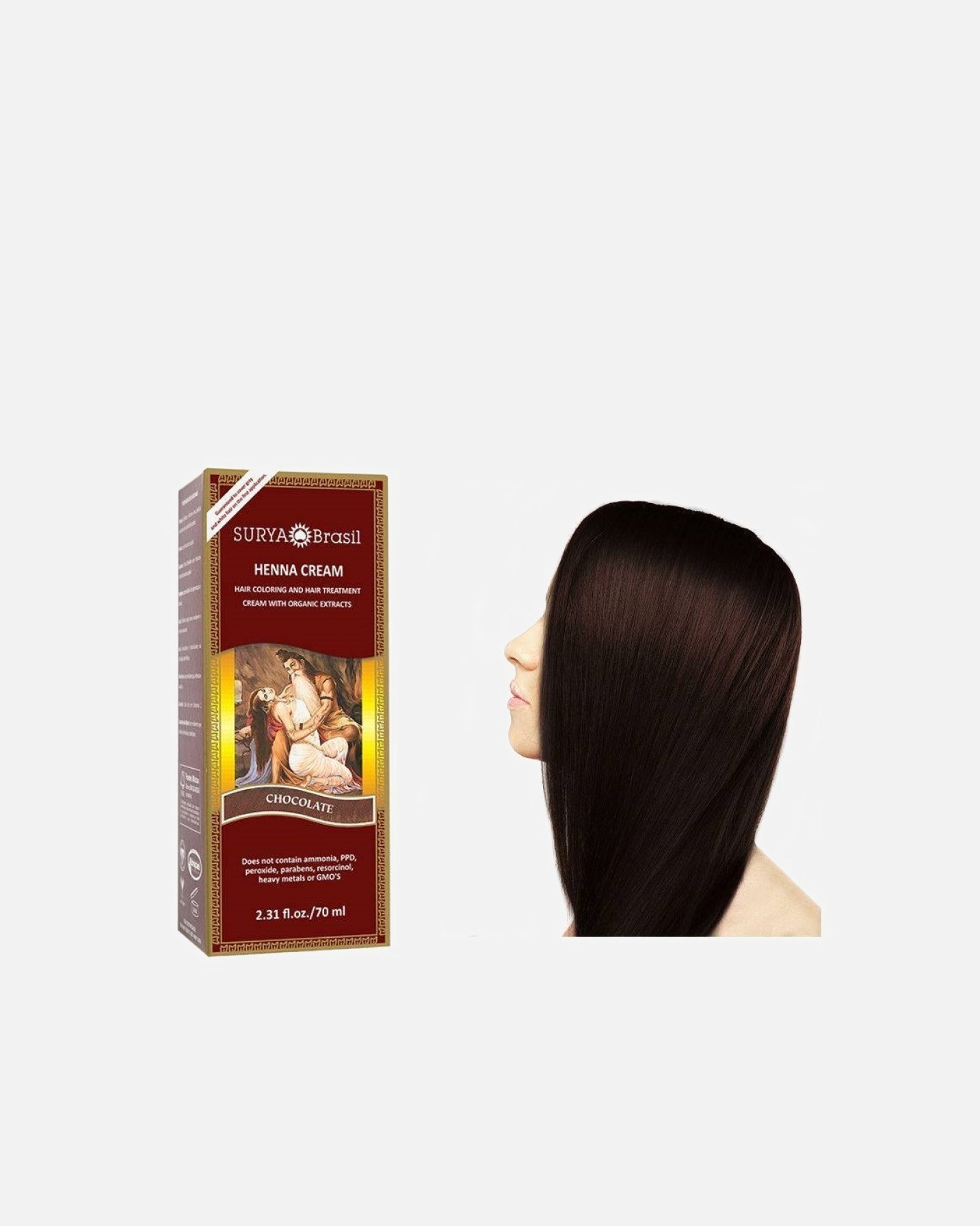 Surya Brasil Haarfärbe-Henna-Creme – 70 ml