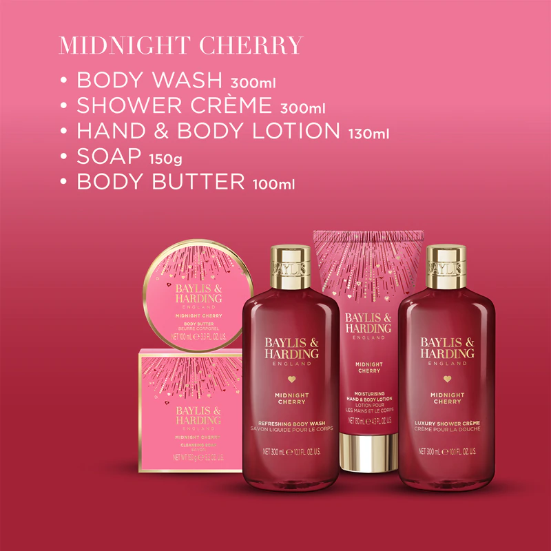 Baylis & Harding Midnight Cherry Body Cadeauset
