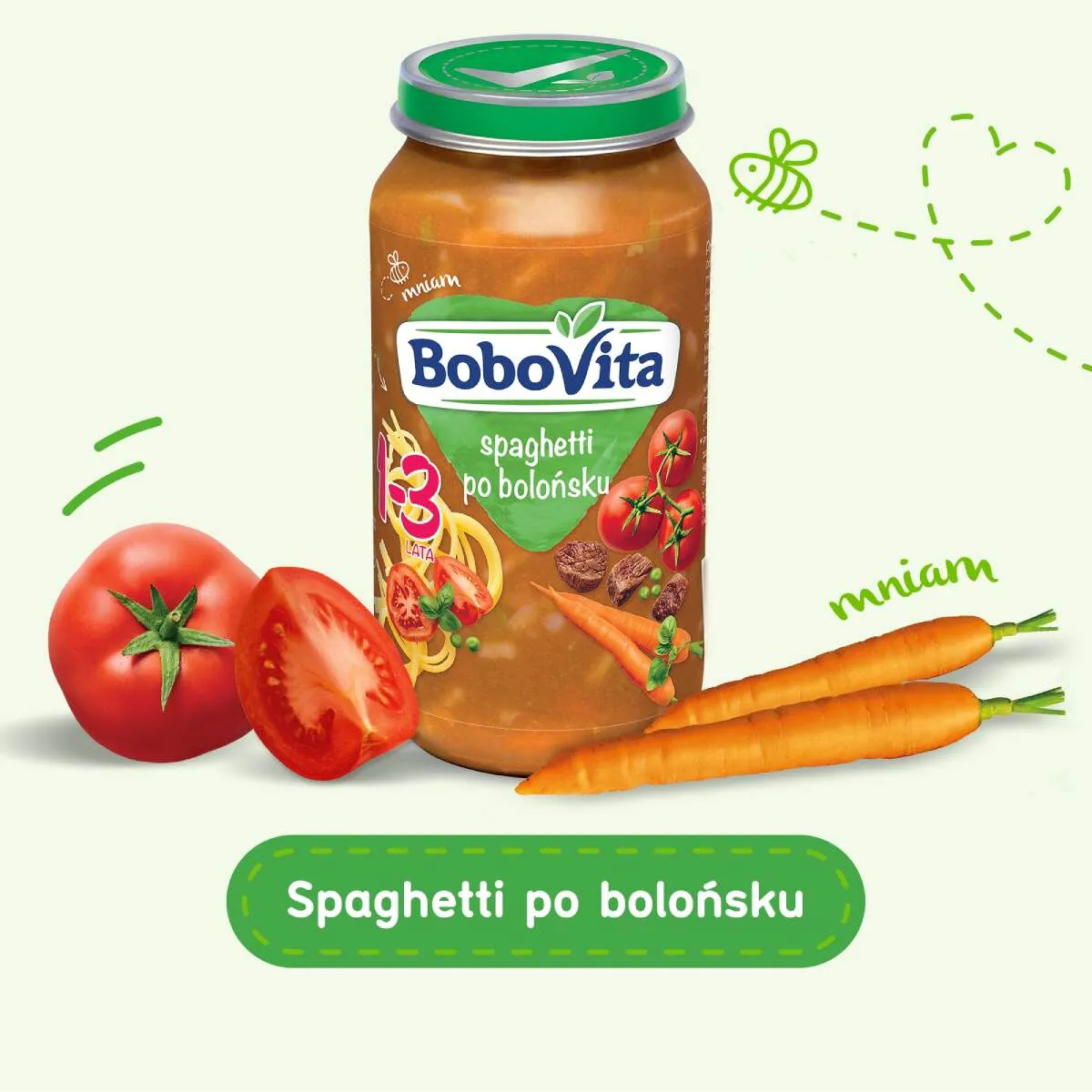 Bobovita Obiad Spaghetti Po Bolońsku 1-3Lata