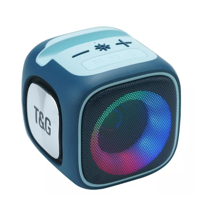  Enceinte Bluetooth Smartek avec éclairage RGB, lecteur de carte TF et radio FM