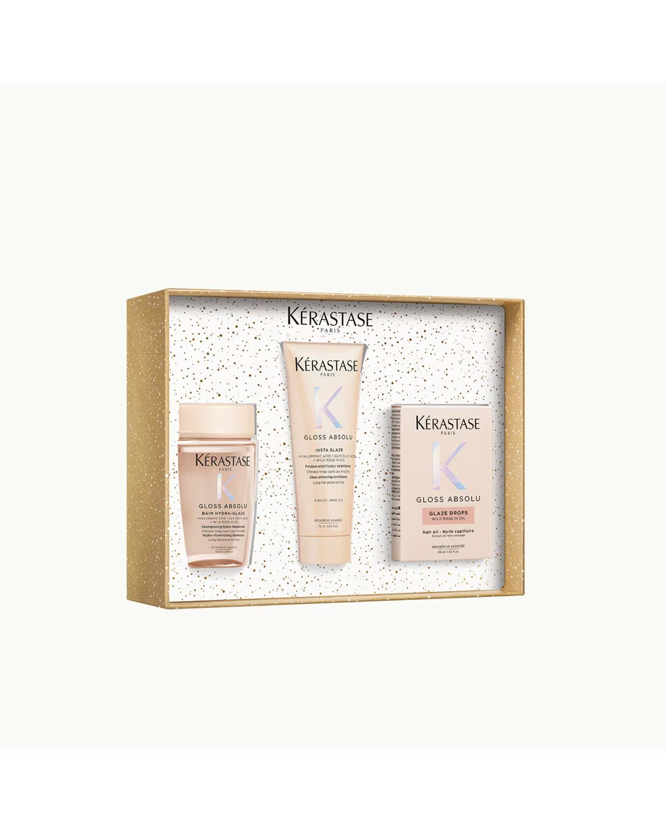 Set cadou KÉRASTASE Gloss Absolu pentru păr lung, format de călătorie