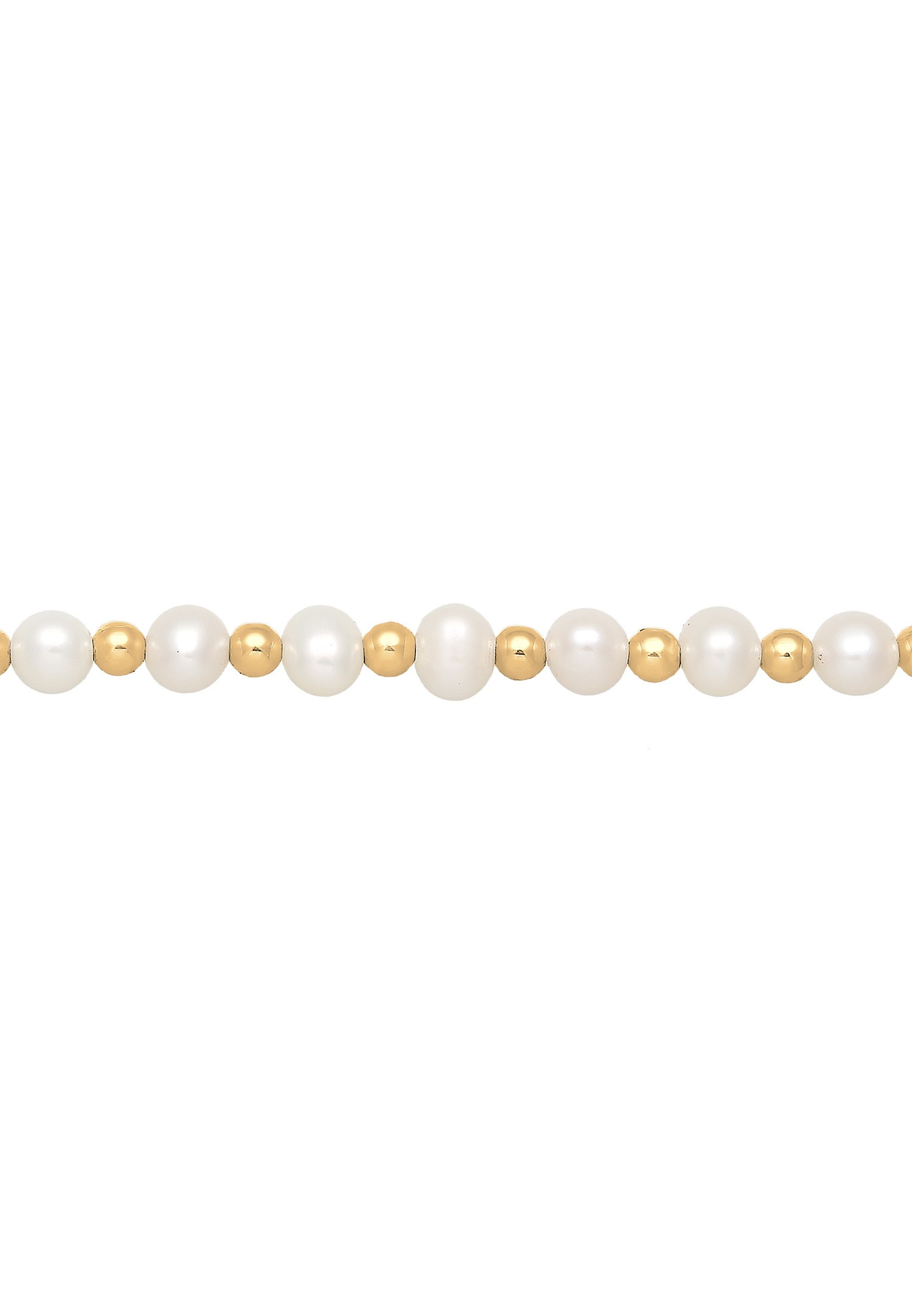Elli PREMIUM Femmes Choker Élégant avec Perles de Culture d'Eau Douce en Argent Sterling 925 Plaqué Or