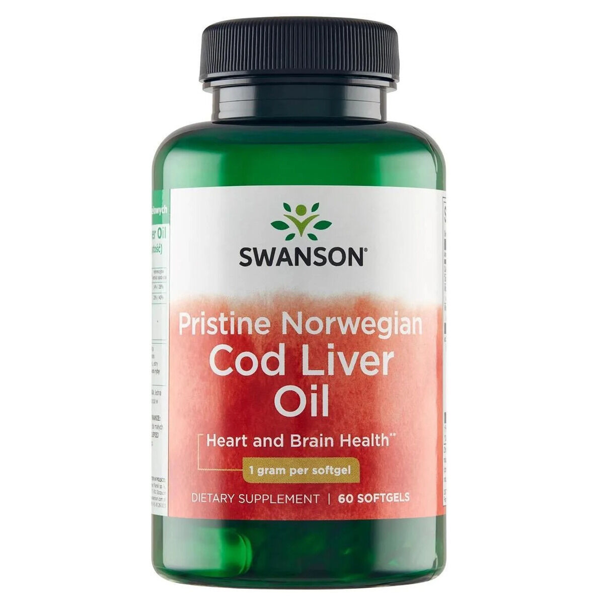 Aceite de hígado de bacalao noruego Swanson Pristine