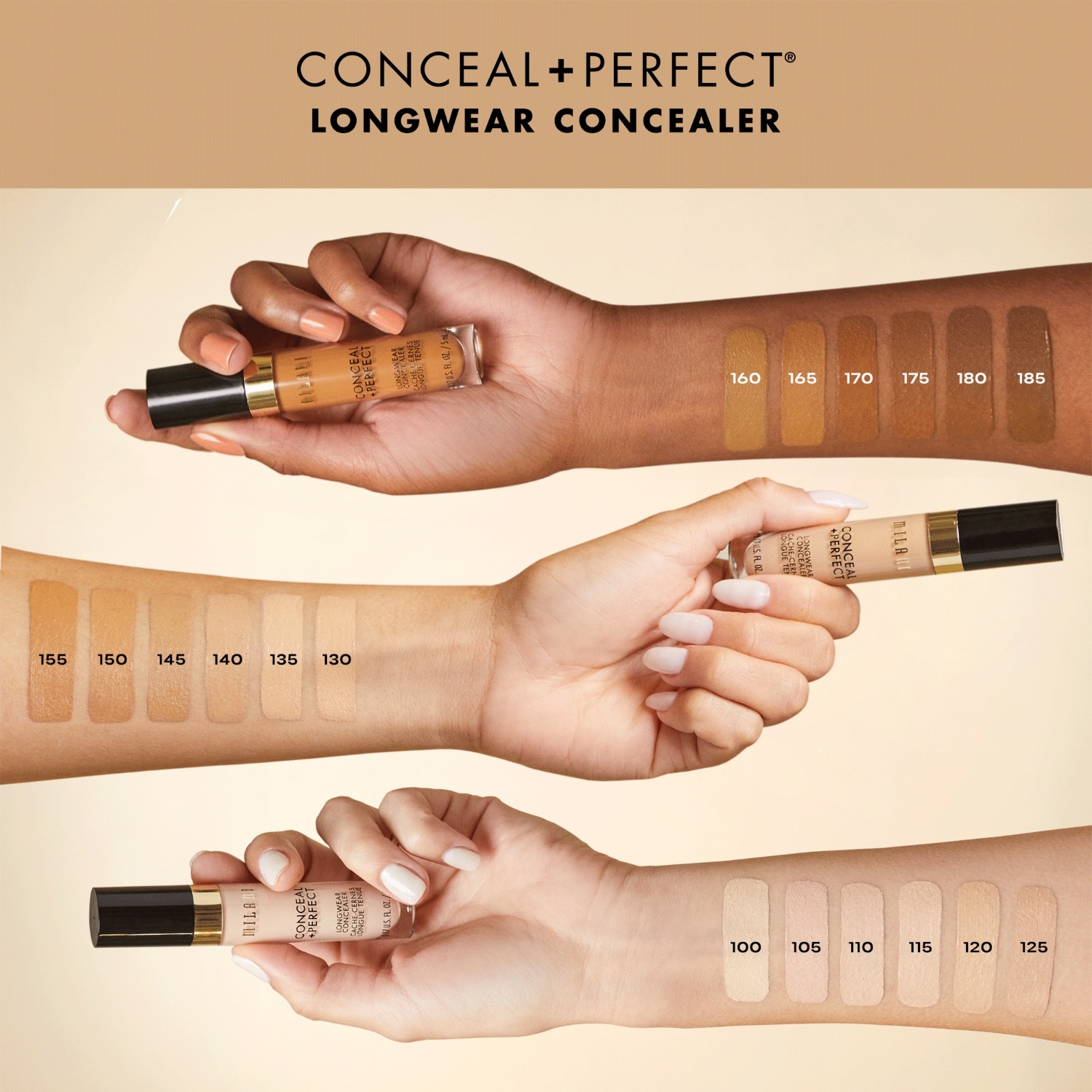 Milani Korektor Conceal + Perfect Long Wear - 5 ml
