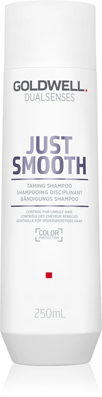 „Goldwell Dualsenses Just Smooth“ glotninamasis šampūnas sunkiai formuojamiems plaukams