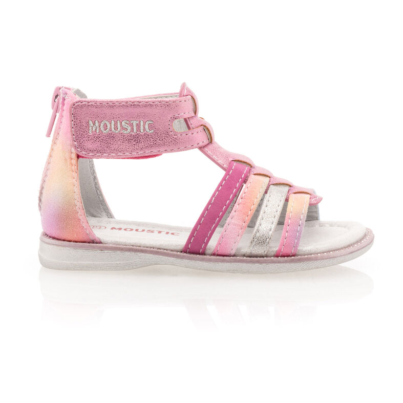 Sandale / Pantofi cu vârful deschis pentru fete, multicolore