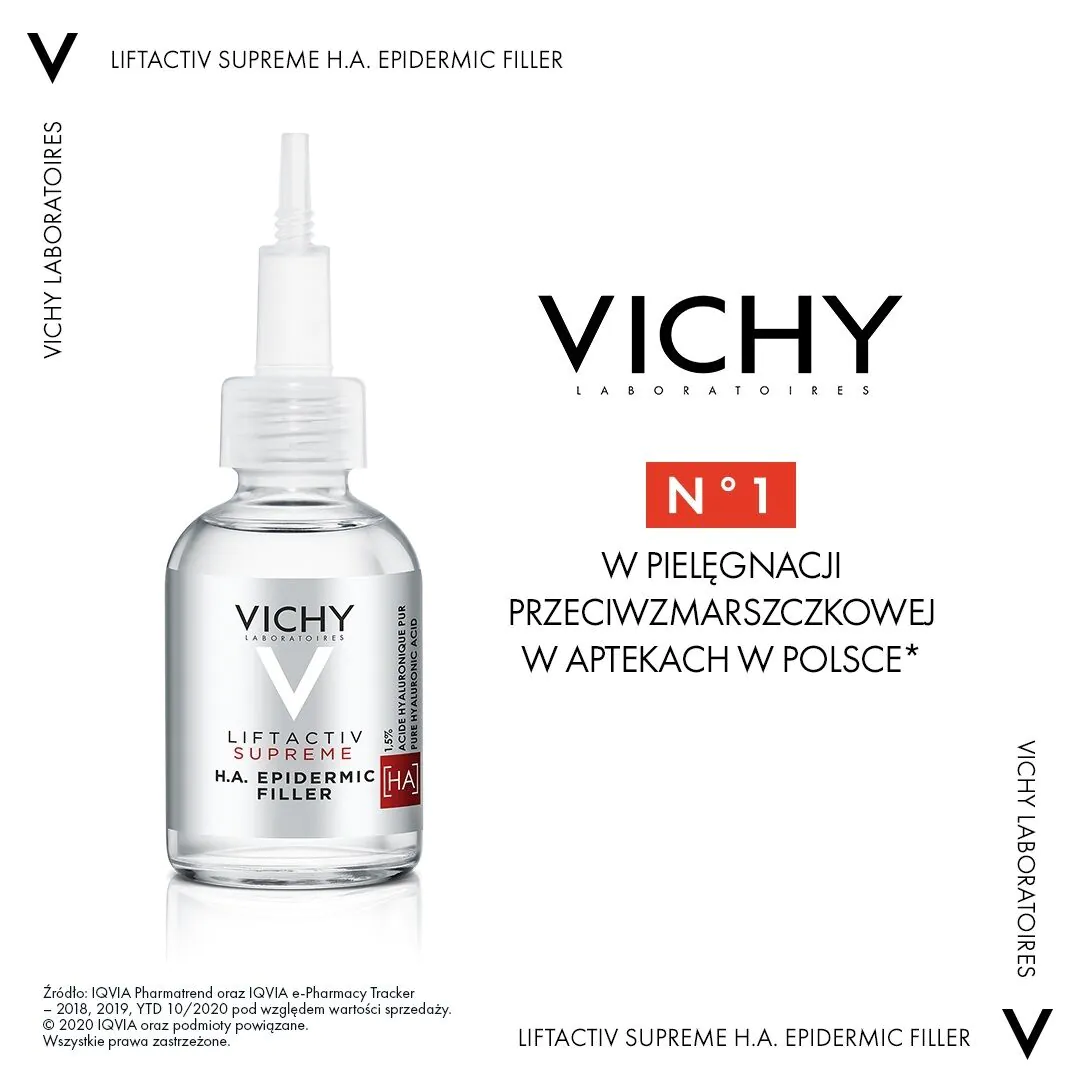 Vichy Liftactiv Supreme H.A. Epidermic Filler Serum przeciwzmarszczkowe