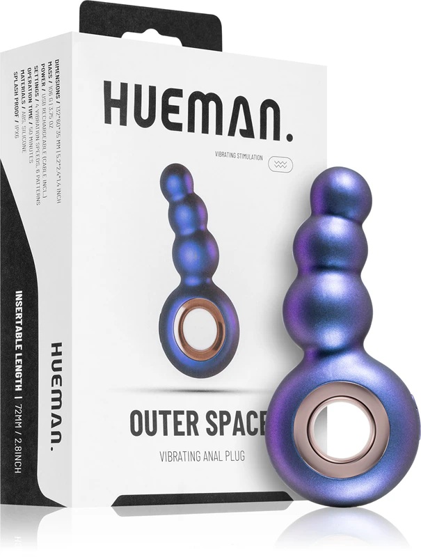 HUEMAN „Outer Space“ vibruojantis analinis kamštelis