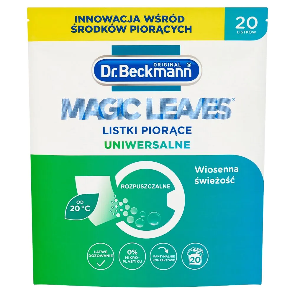 Dr Beckmann Magic Leaves Chusteczki do prania uniwersalne