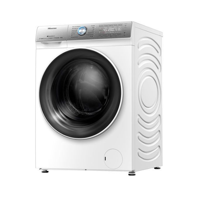Lavadora frontal Hisense de 10 kg y 1400 rpm - WFQR1014EVAJMW