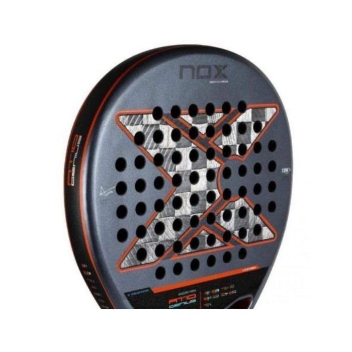 Pala de pádel - Nox AT10 Genius Aluminio 18K - Control extra - Máxima potencia - Alta velocidad