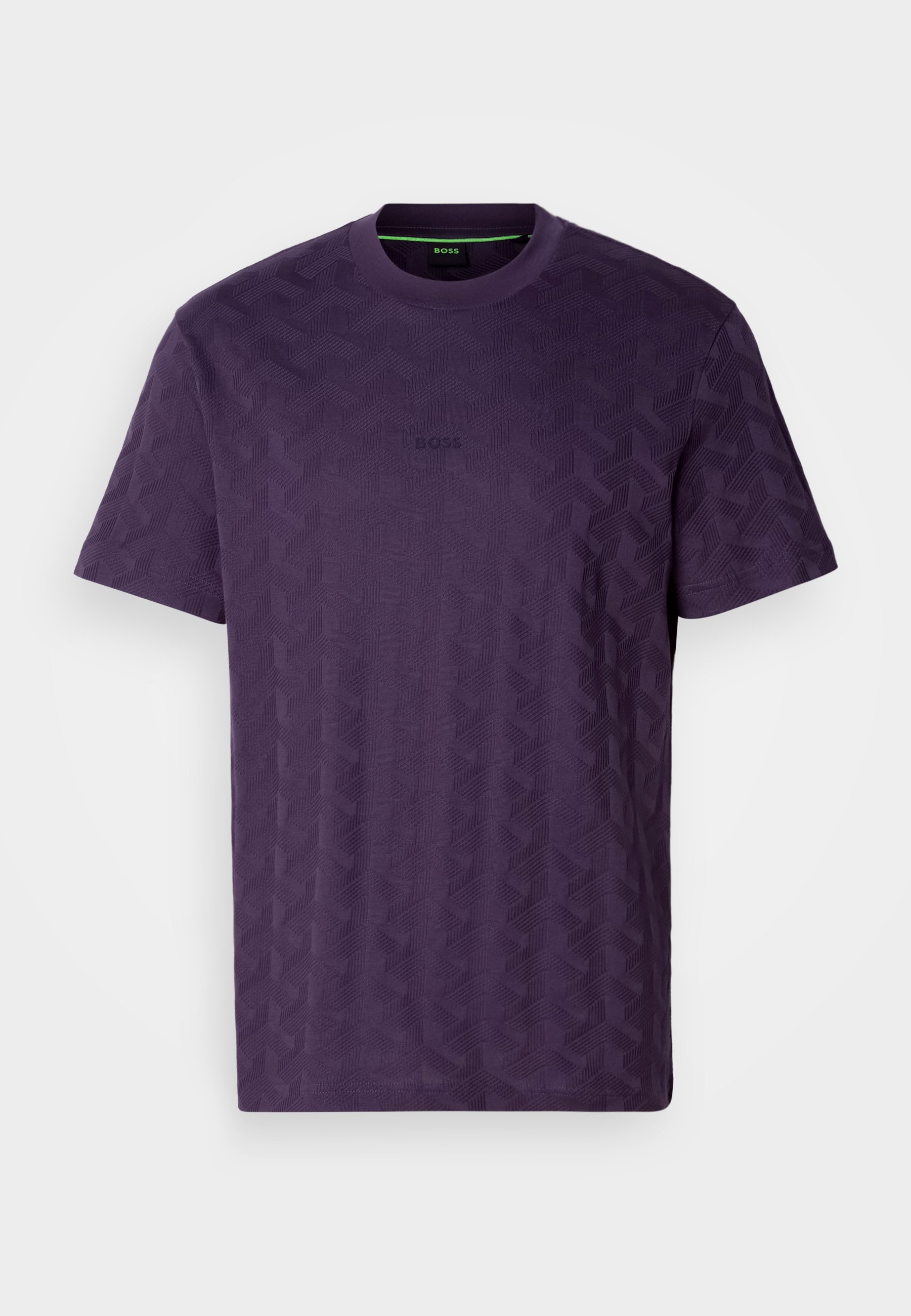 T-shirt basic con grafica BOSS MIRROR - viola medio