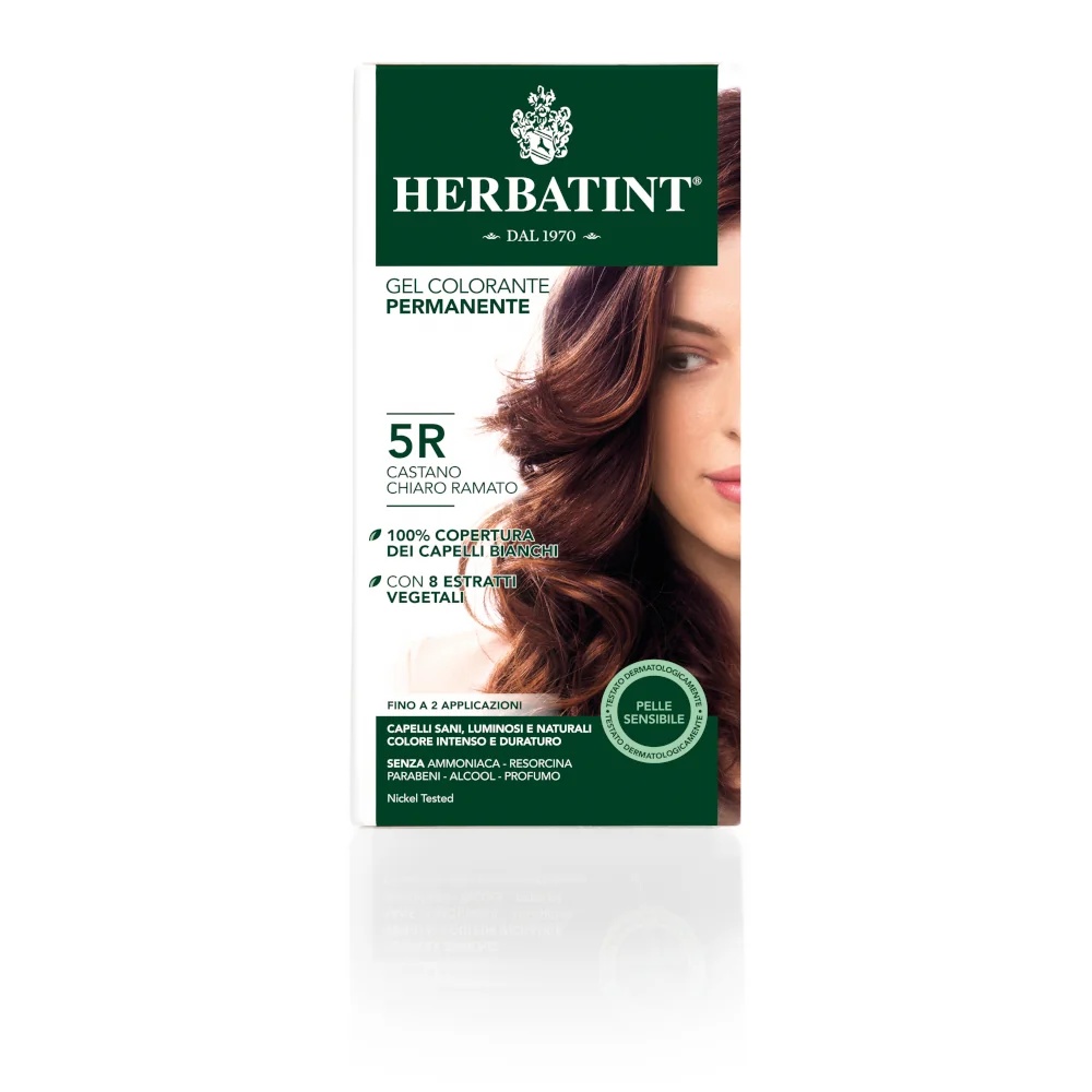 HERBATINT Herbatint Permanente Gel Haarkleur 5R Lichtbruin Koper 150 ml