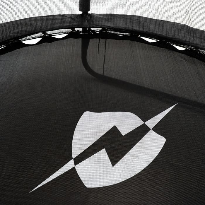 THUNDER® ELITE Trampoline Ø 304-312cm 10FT | Voor kinderen | Compleet pakket met veiligheidsnet | EN71 en TÜV GS gecertificeerd | Zwart